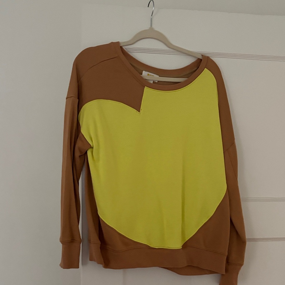 Anthropologie Maeve Tan Sweatshirt